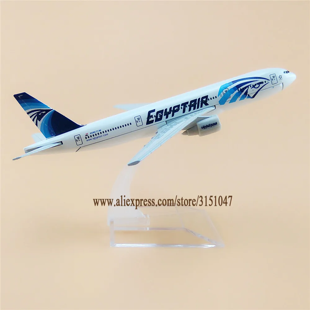 16 см EGYPT Air EGYPTAIR Airways Boeing 777 B777 Воздушный самолет модель самолета детские коллекции