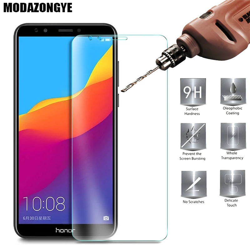 Защитное стекло для экрана Huawei Y7 Prime 2018 закаленное защитная пленка на экран с