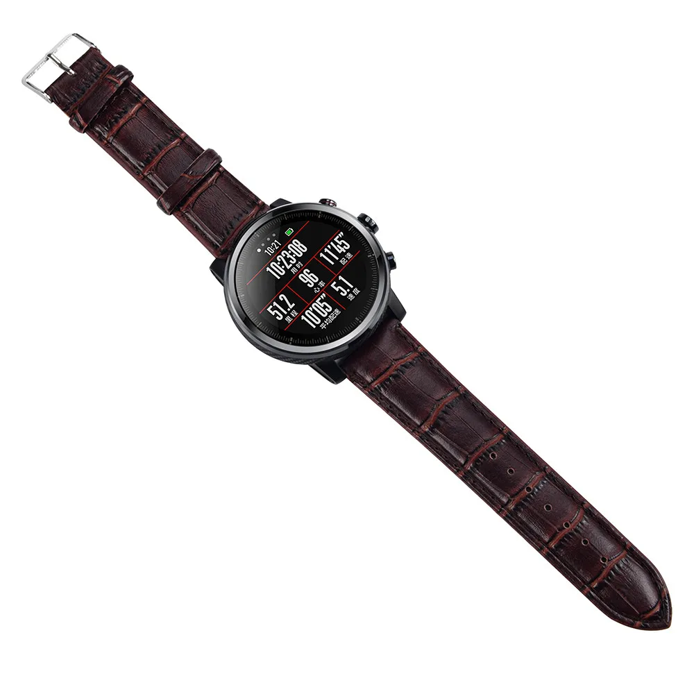 CARPRIE for HUAMI Amazfit Stratos Smart Watch 2/2S Luxury Replacement Soft Leather Band Wrist Straps 2019 Promotion Z30423 | Электроника