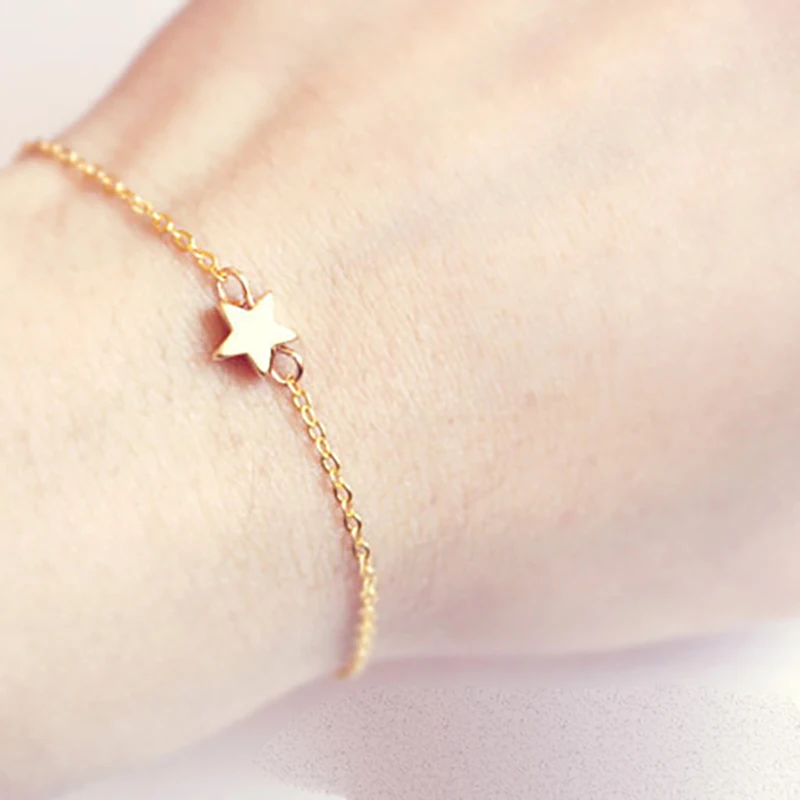 Женские многослойные браслеты Mling золотого цвета с бусинами в форме сердца