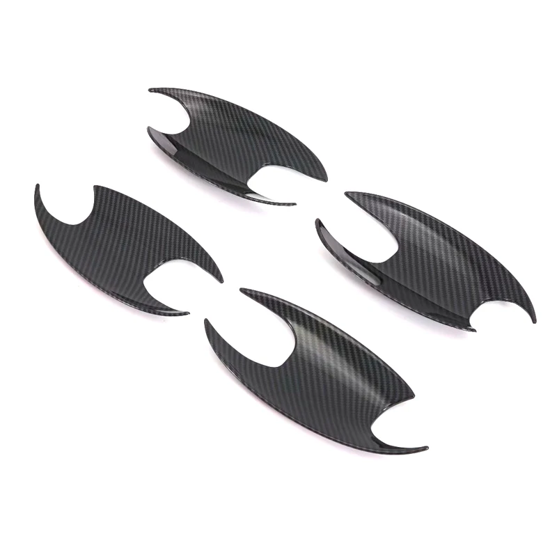 For BMW X5 G05 2019 2020 ABS Carbon Fiber Style Door Handle Bowls Cover Trim 4pcs Car Styling Accessories | Автомобили и