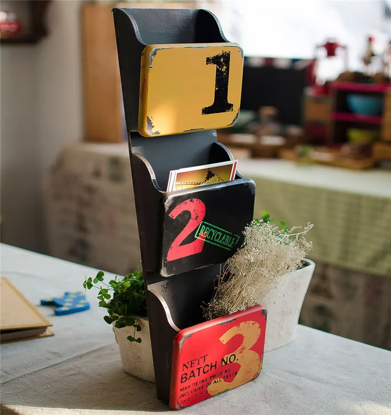 Деревянный декор сад дома хранения Чехол держатель Box стене висит декоративная