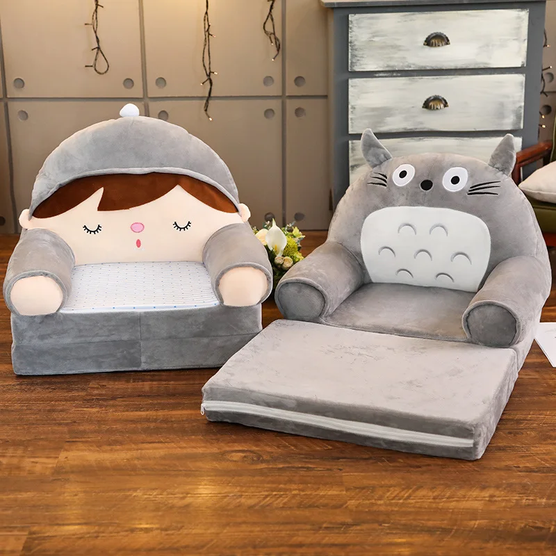 Ленивый Kawaii диван детский диван татами мультфильм складной диван плюшевая игрушка креативная спинка детский подарок на день рождения хорошее качество