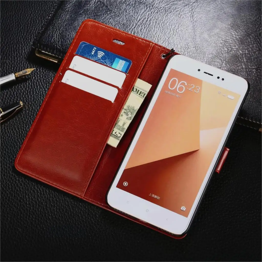 Чехол для Xiaomi Redmi Note 5A чехол из искусственной кожи fip с держателем карт Prime кобура