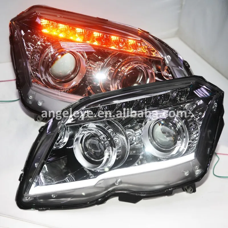 

2011-2014 year For Mercedes-Benz GKL300 LED Headlight fornt lights Head lamp Chrome Housing LF