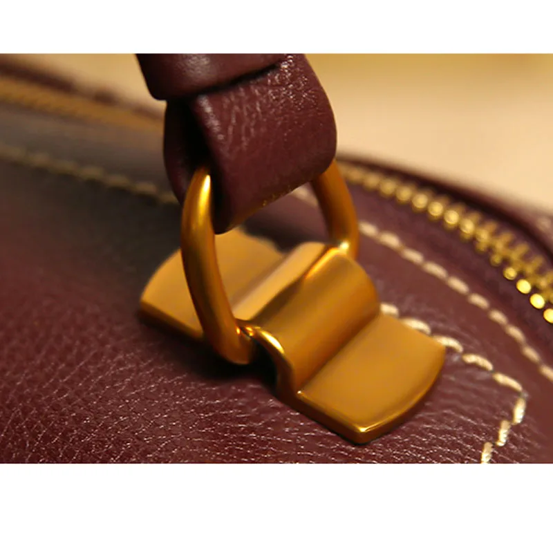 AETOO кожа сумки Новая мода ретро сумка кожный слой головы подушки Детские