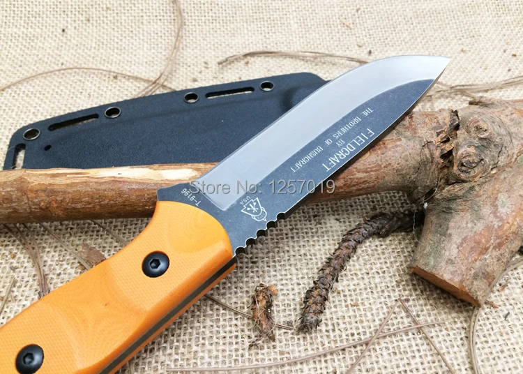 Новинка! TOPS Brothers of Bushcraft Fieldcraft охотничий фиксированный нож, 9Cr18Mov лезвие G10 ручка походный нож