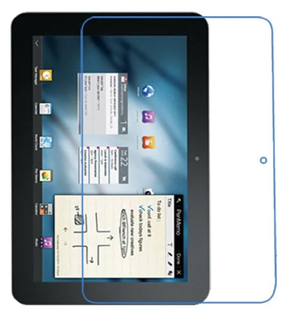2 шт прозрачная глянцевая Защитная пленка для экрана Samsung Galaxy Tab P7300 P739 P7310 8 9 дюймов