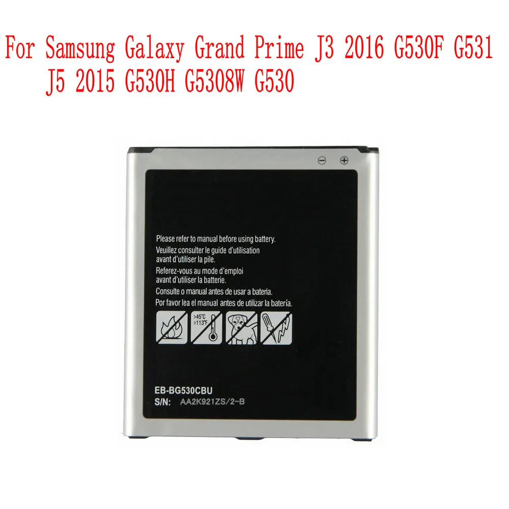 Аккумулятор Ansheng Original EB BG530CBU BG530BBC BG531BBE для Samsung Galaxy Grand Prime J3 2016 G530F G531 J5 2015 G530/H