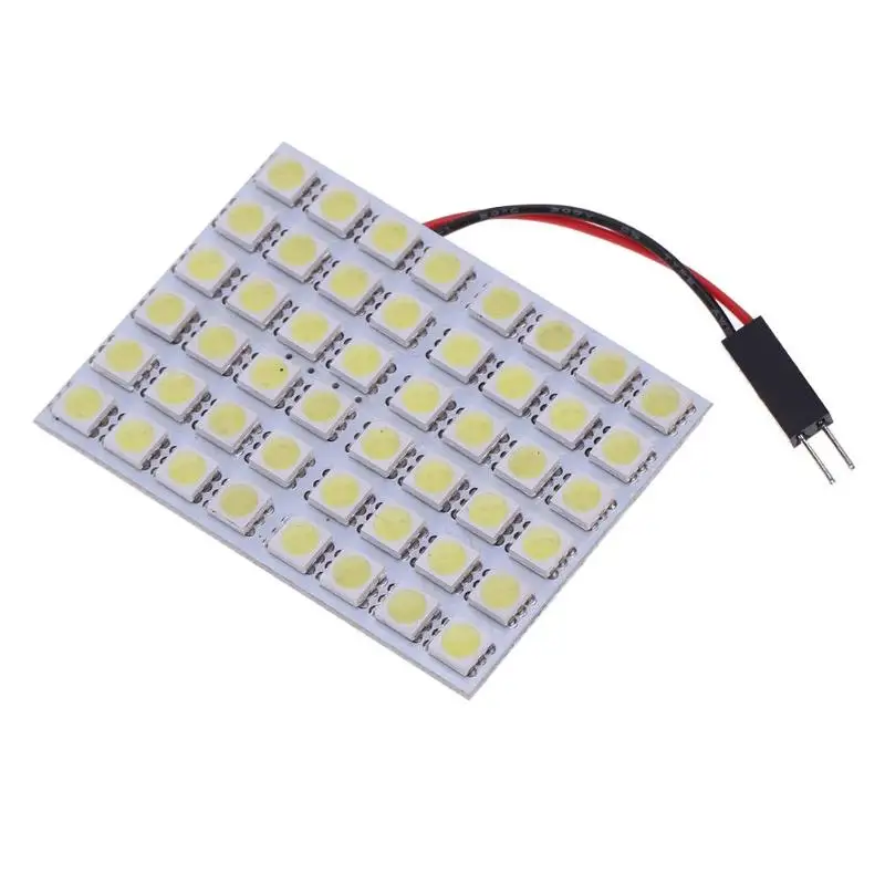 Высокое качество T10 5050/3528 48SMD светодиодный интерьер автомобиля белый светильник бортовой панельный светильник Интерьер автомобиля лампа для чтения
