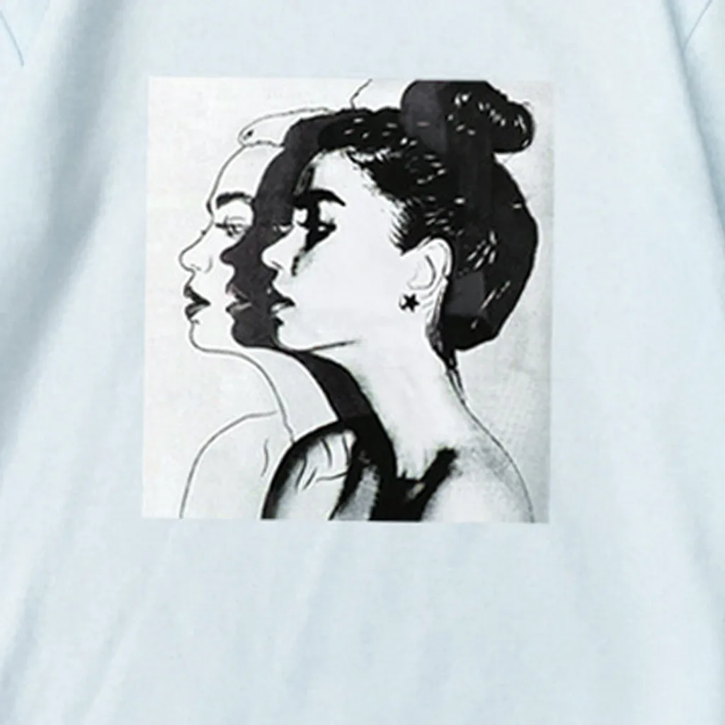 Женская футболка с принтом летняя повседневная в стиле Харадзюку для девушек и