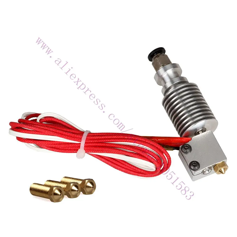 V6 Hotend экструдер с 5 шт сопло вулкана все металлические j головки 3D принтер для 1 75