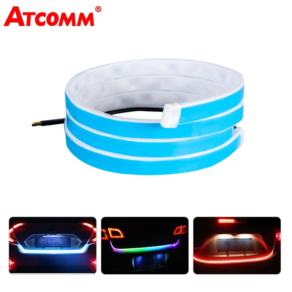 Автомобильная задняя светодиодная RGB лента ATcomm 120 см декоративная лампа