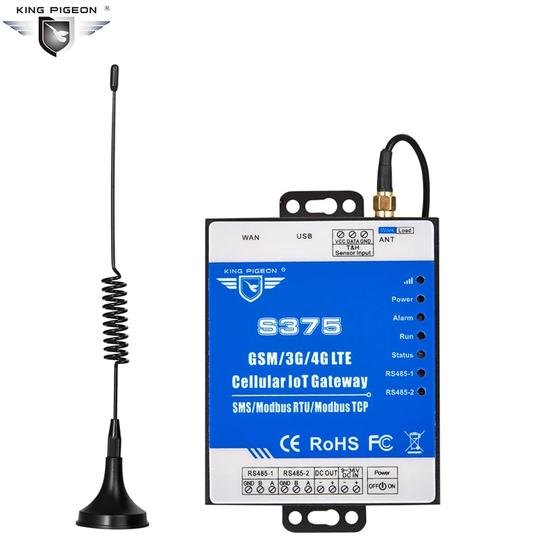 Шлюз Modbus RTU MQTT с двумя sim картами для стандартного контроля PLC VFD поддержкой 320