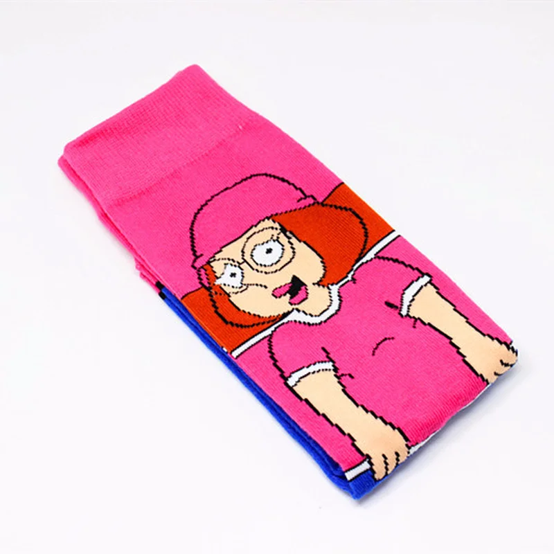 Носки с изображением героев мультфильмов Патрика, звезды, Dexter DeeDee Stewie, милые забавные хлопковые носки для мужчин и женщин, Спортивные Повседневные персонализированные мягкие удобные носки