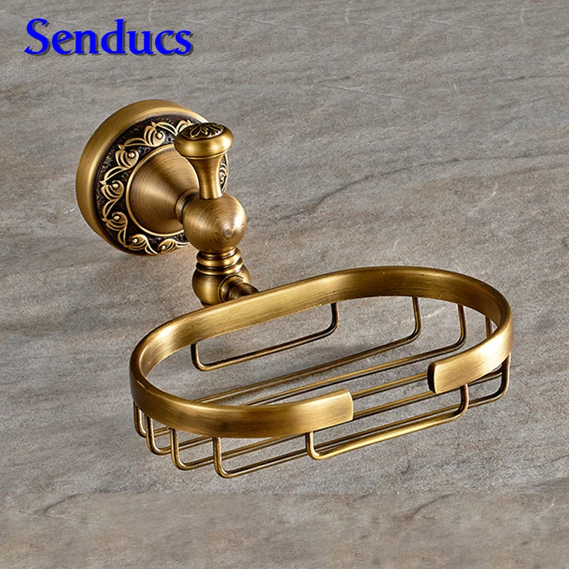 Бесплатная доставка роскошная медная мыльница с иннастенной античной мыльницей