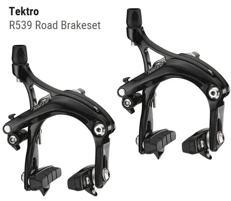 TEKTRO R539 двойные поворотные суппорты для шоссейного велосипеда 59 мм Длинные