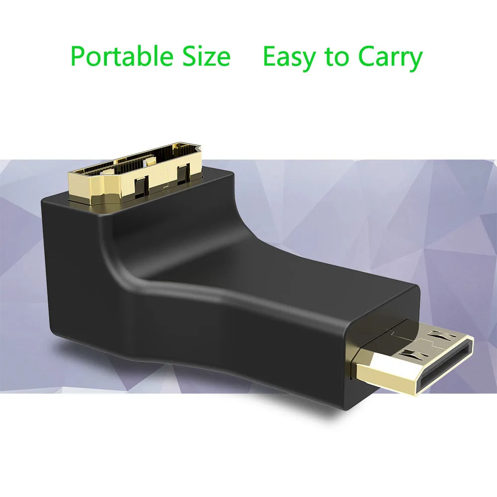 Robotsky HDMI Мужской к HDMI Женский кабель адаптер конвертер под прямым углом 180 градусов вращающийся удлинитель для 3D 1080P HDTV xbox PS3 DVD