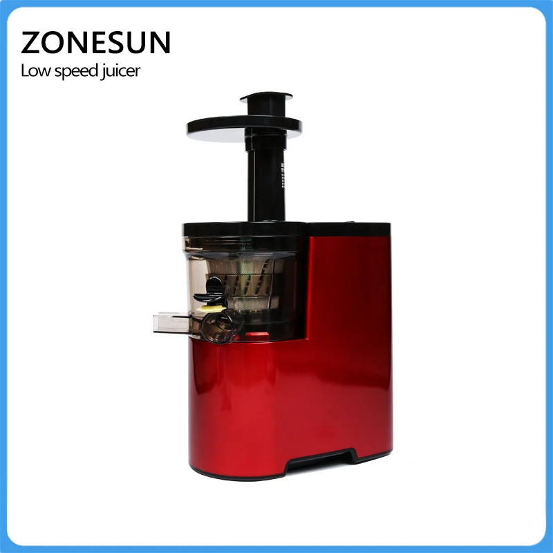 ZONESUN Высококачественная медленная соковыжималка/соковыжималка для фруктов, овощей, цитрусовых, низкая скорость, сделано в Китае
