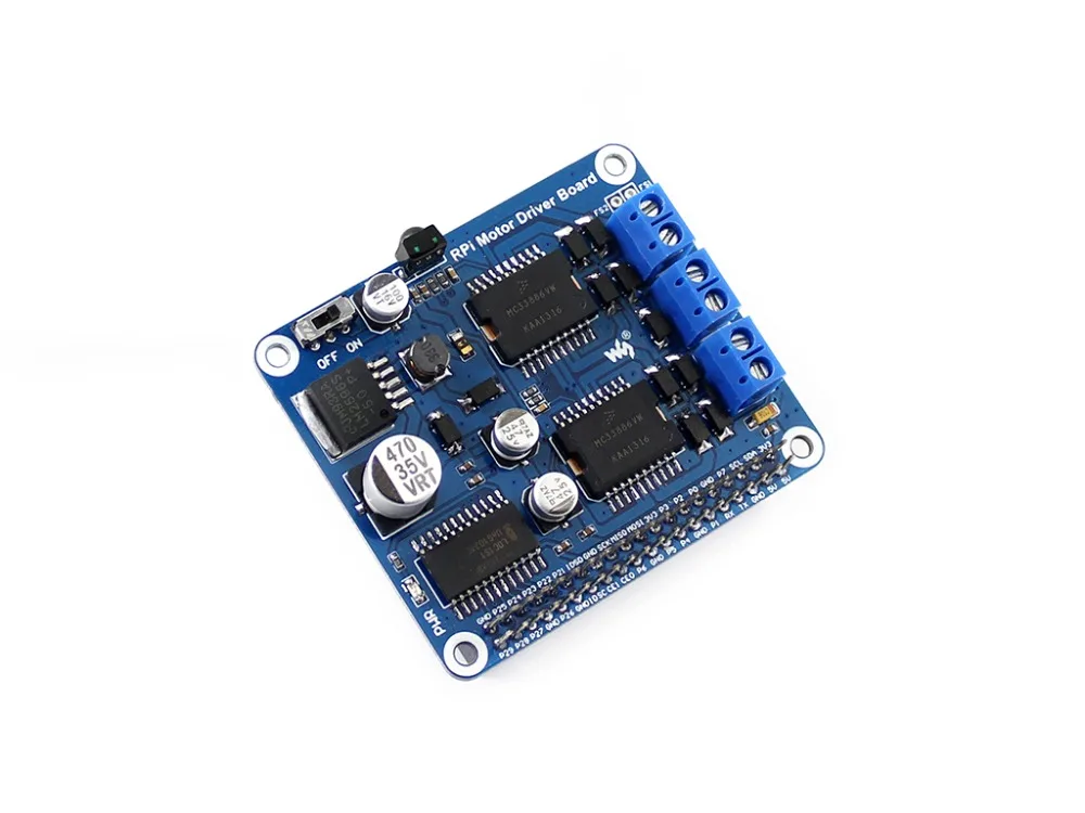 Плата драйвера двигателя RPi расширения Raspberry Pi Драйвер шагового постоянного тока
