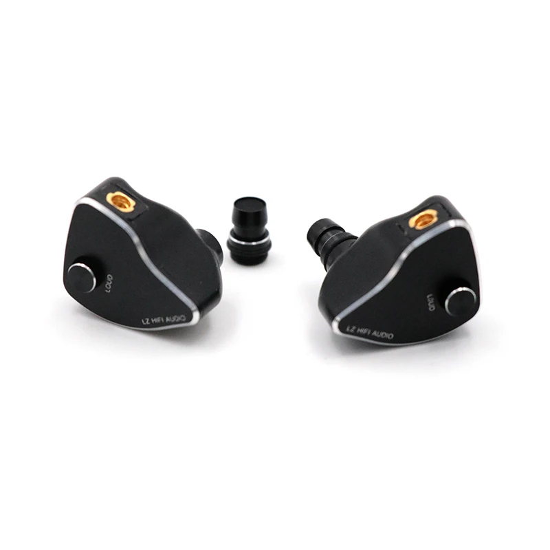 MMCX LZ A6 Tri-Hybrid 4-Way 6 драйверов наушники-вкладыши с DD+ 4BA+ пьезоэлектрический Suppertweeter MMCX/0,78 мм съемные Кабельные насадки - Цвет: MMCX
