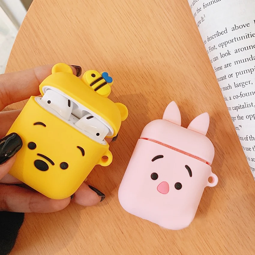 Для AirPods чехол милый мультфильм защитный чехол прекрасный для Airpods беспроводные наушники чехол для Air pods аксессуары чехол для наушников