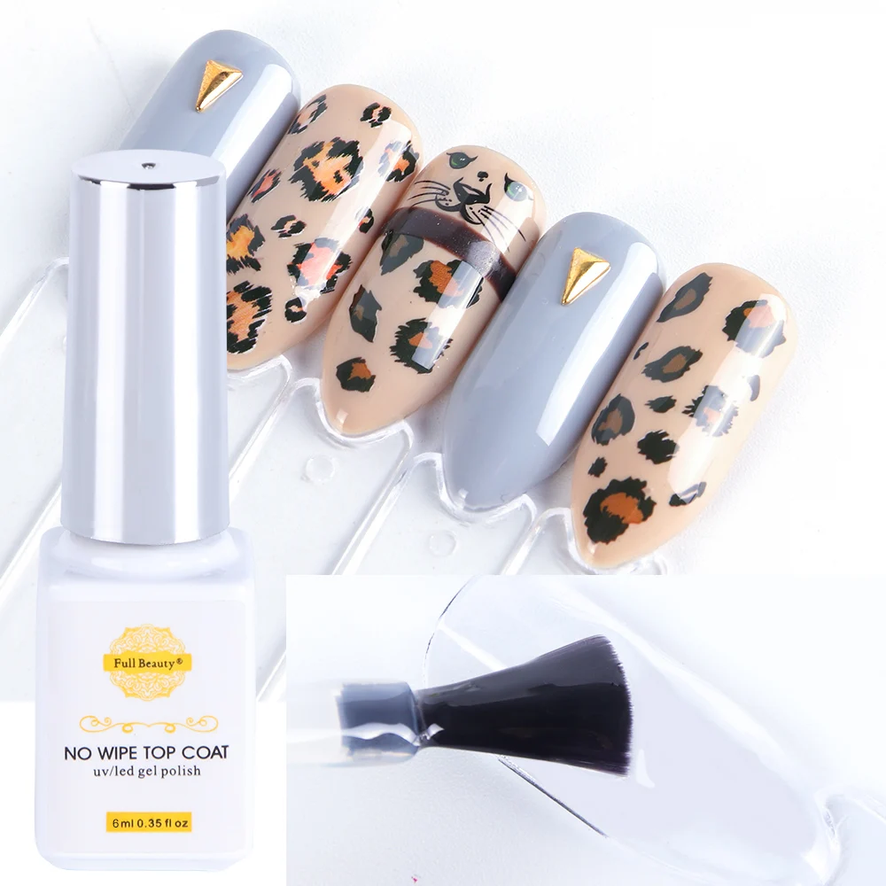 Матовый Гель лак для ногтей 6 мл прозрачный без протирания удаление замачиванием