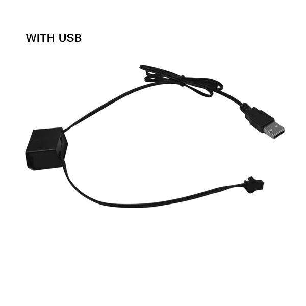 1PC With USB 1 м Автомобильный светодиодный интерьерный светодиодный гибкий светодиодный украшения с неоновым светом гирлянда лисенс пластина провод веревка труба линия с usb-драйвером DIY - Испускаемый цвет: 1PC With USB