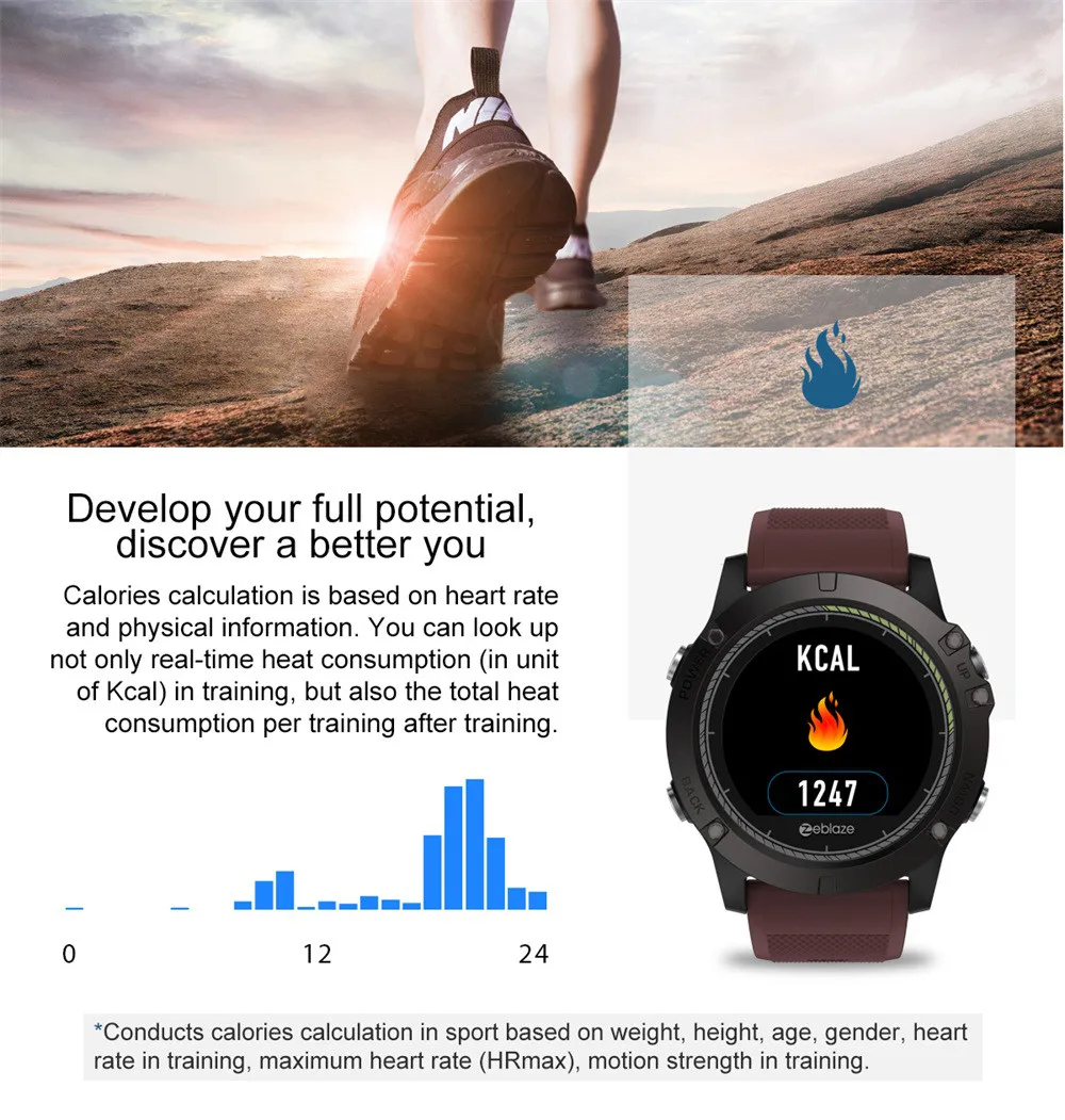 EPULA VIBE 3 HR Bluetooth 4 0 Смарт часы для телефона спортивные мужские умные алгоритм