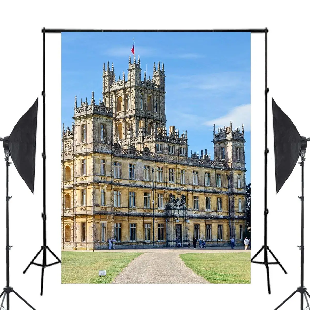 5x7ft красивый замок Highclere фото фон британская архитектура Фотофон для фотостудии