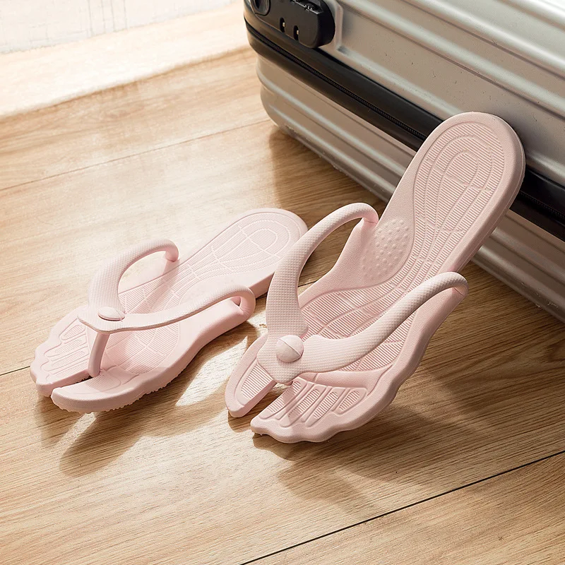 Вьетнамки женские шлепанцы милые летние складывающиеся сандалии удобные для