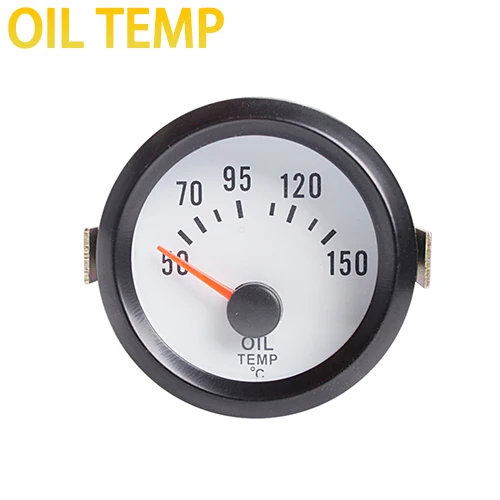 Oil temp Автомобильный манометр " 52 мм Бар турбо Boost Psi/бар Температура масла пресс вольт датчик для авто синий светильник 12 В - Цвет: Oil temp