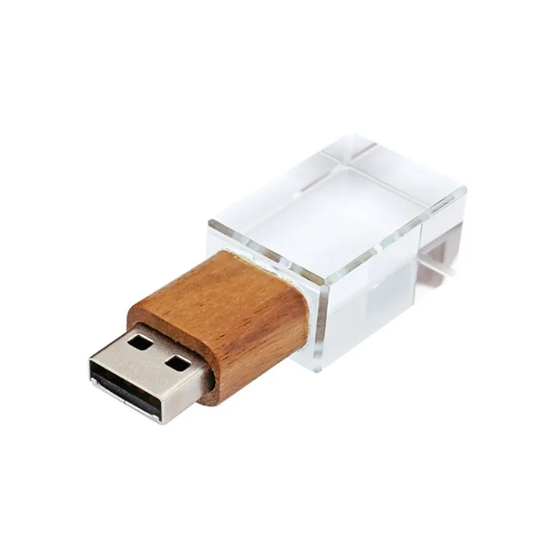 Высокоскоростная деревянная флеш карта 2 в 1 USB 3 0 с кристаллами накопитель 8 ГБ 16 32