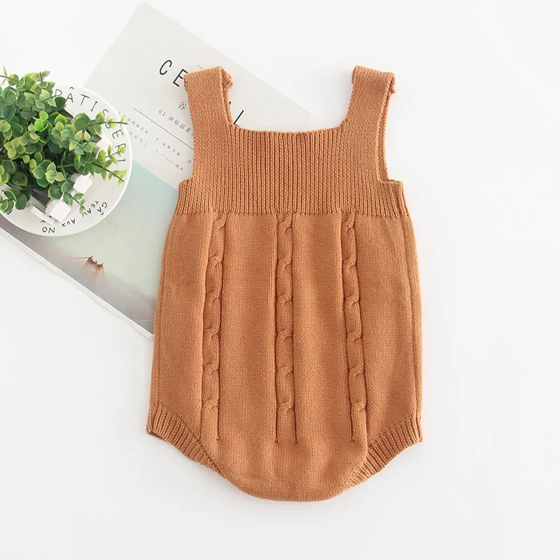 Однотонное хлопковое боди без рукавов для малышей одежда маленьких мальчиков