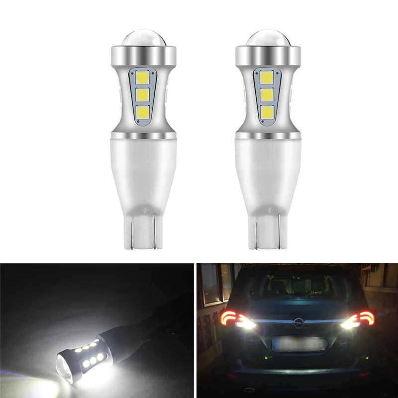 2x W16W T15 921 912 светодиодный ные лампы 3030 SMD Canbus OBC безошибочный фонарь заднего хода
