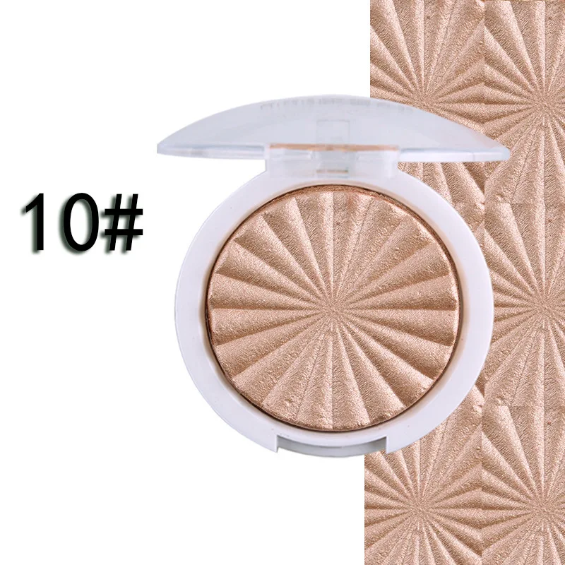 Best 1 Pcs Baked Highlighter Brighten Prominent Side Profile Highlight Palette Face Contour QQ99 | Красота и здоровье