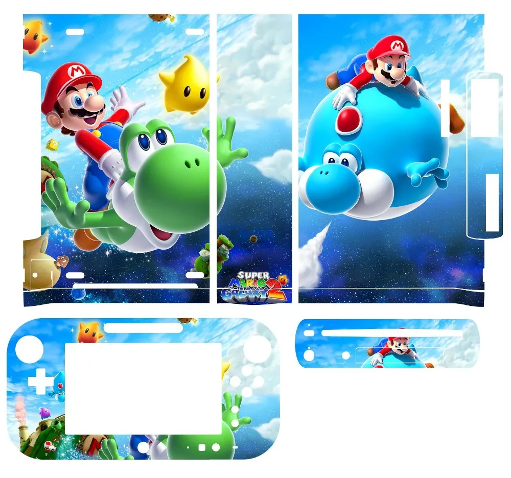 Виниловая Защитная пленка для Nintendo Wii U и контроллера|protector sticker|protector nintendoprotector galaxy