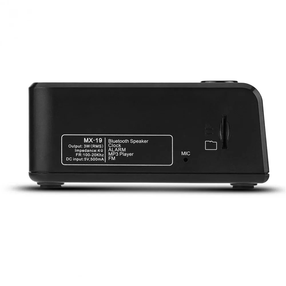 HYASIA цифровой будильник с функцией buetooth динамик USB светодиодный сабвуфер аудио FM