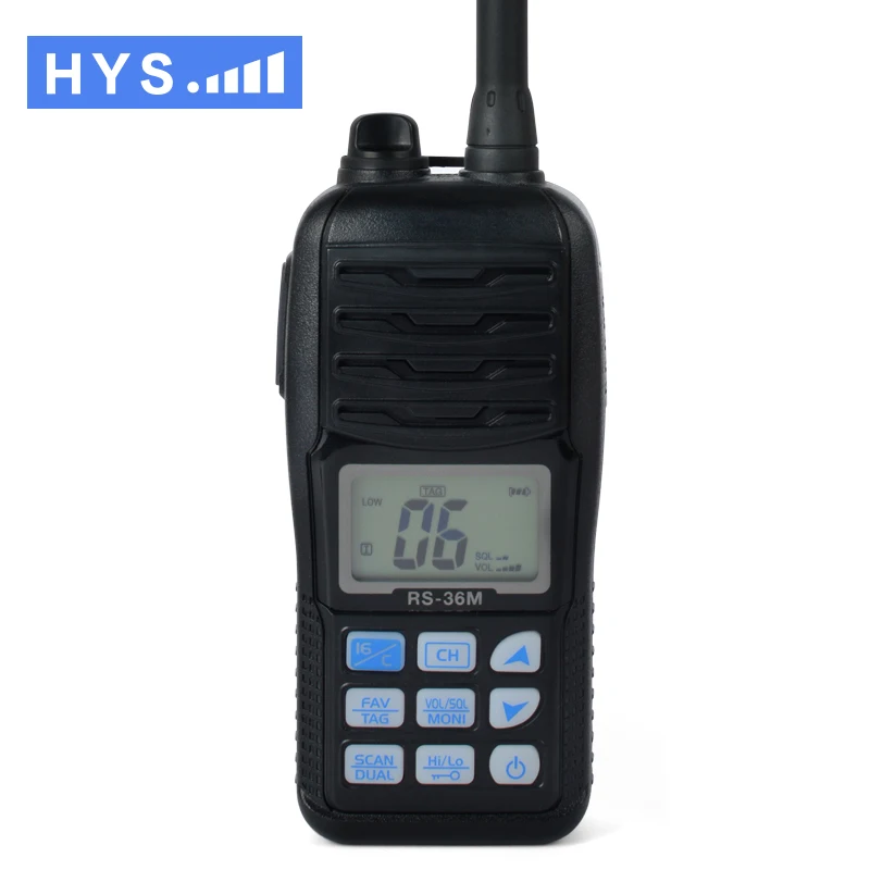 HYS Морской Радио Walkie Talkie 80CH УКВ Водонепроницаемый IP X7 Ручной Dual Band Радио|vhf