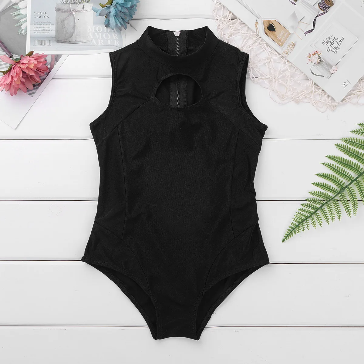 ChicTry Дети Подростки профессиональные балетные трико для девочек без рукавов