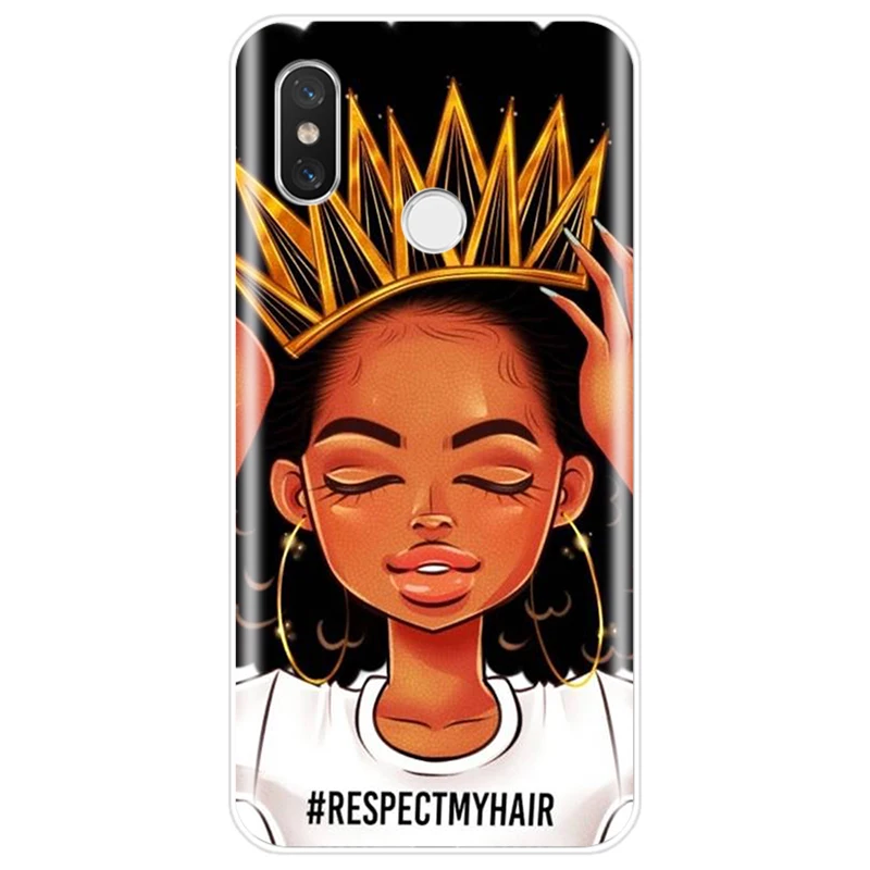 Мягкий силиконовый чехол для телефона Melanin Poppin Aba из ТПУ Для xiaomi 4 4S 5 5C 5S PLUS 6 6X 8 Pro