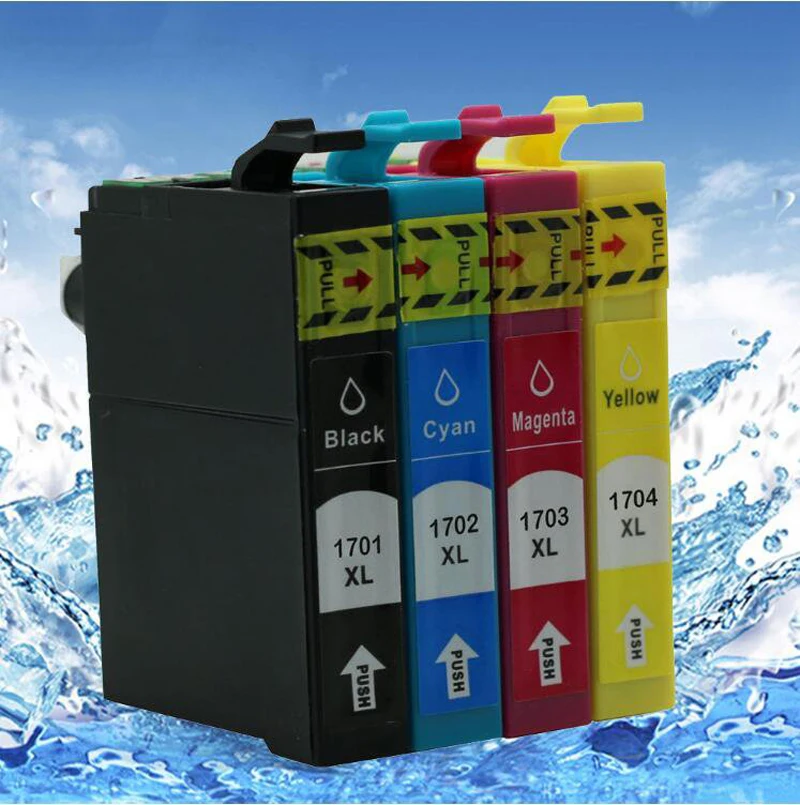 Совместимый картридж с чернилами T1701-T1704 для Epson XP-33 XP-103 XP-203 XP-207 XP-406 XP-413 XP-303 XP-306 XP-403