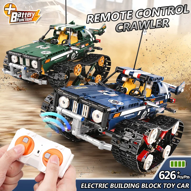 Гусеничный автомобиль на радиоуправлении MOULD KING 13025 гоночный гусеничный гонщик с
