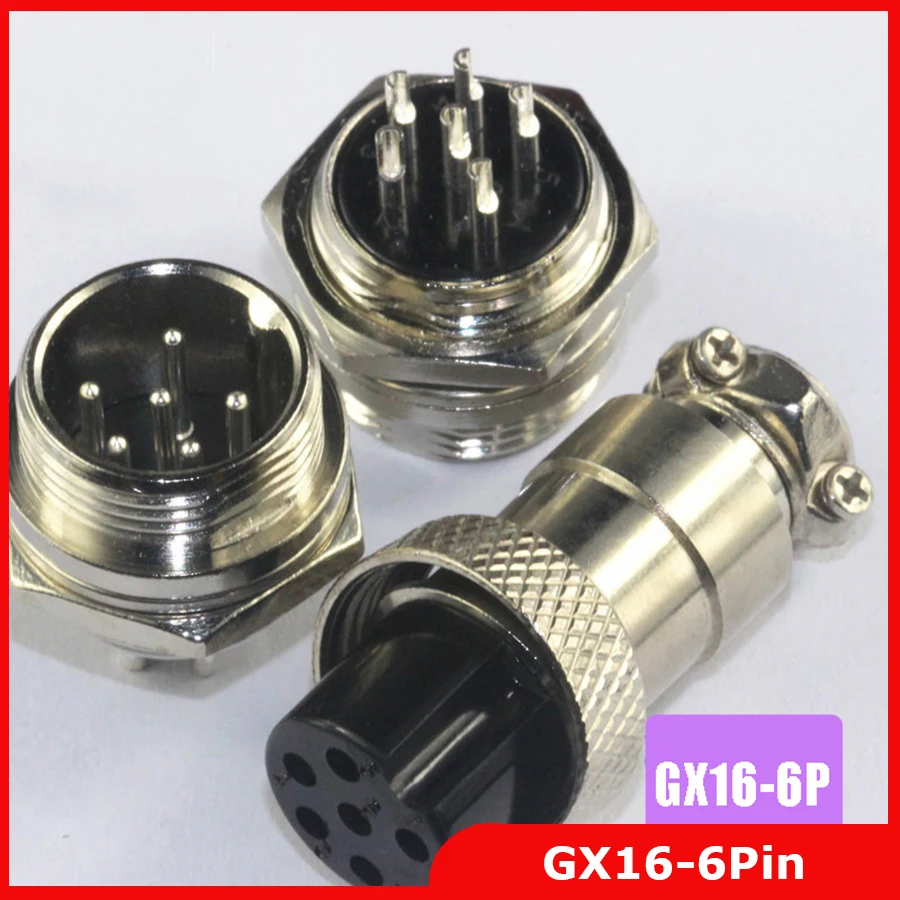 2 пары = 4 шт. штекеры для 6 контактов 16 мм | Обустройство дома