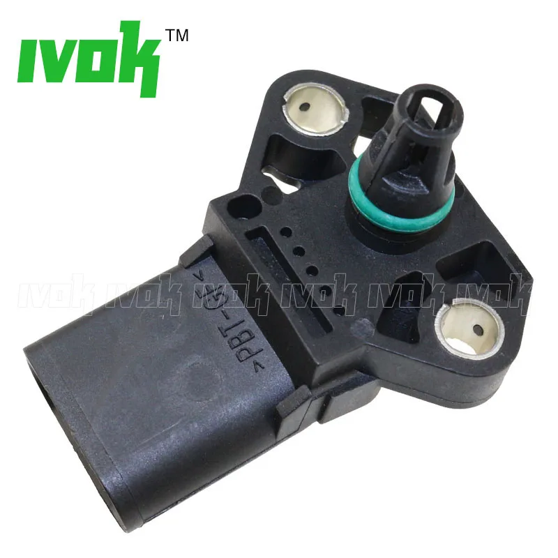 Турбокомпрессор Boost MAP Сенсор для VW Volkswagen Golf V VI Jetta Scirocco Sharan Tiguan 1 4 2 0 FSI GTI TSI TFSI 038 906