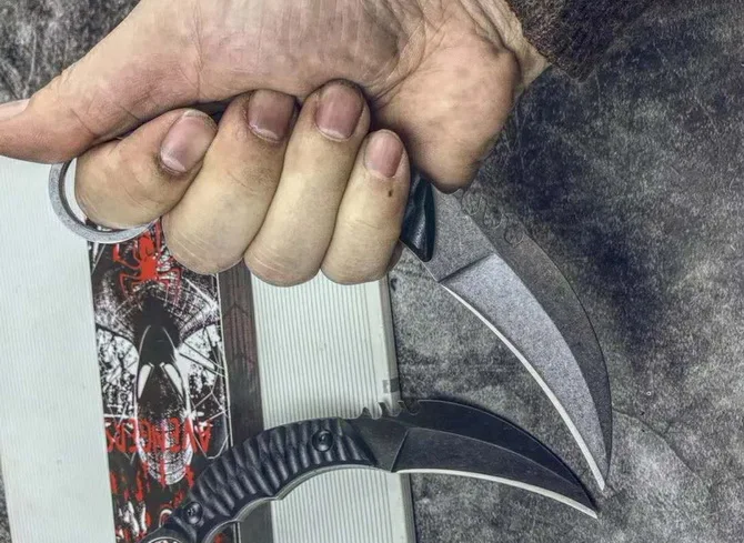 Karambit нож AUS8 лезвие прямой K оболочка EDC инструмент наружный тактический кемпинг