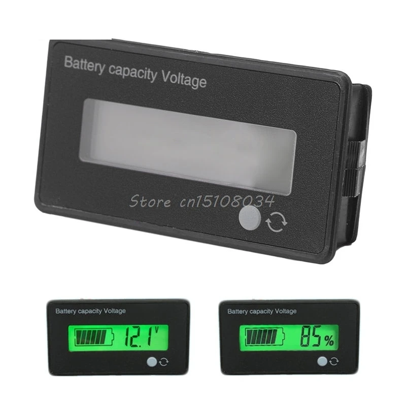Цифровой вольтметр с ЖК дисплеем 12 В 8 70 в|digital voltmeter|voltmeter digitaldigital battery voltmeter |