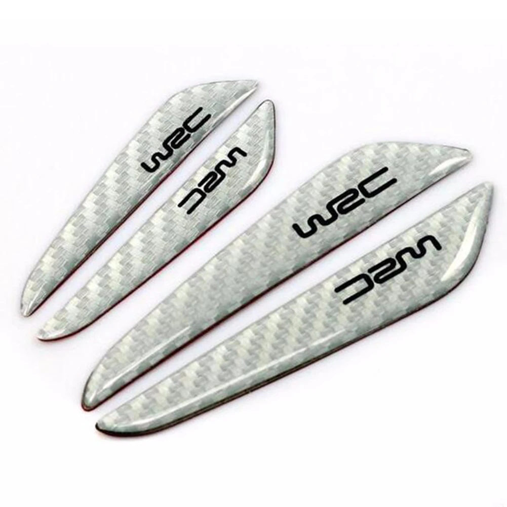 silver WRC Боковая защита края двери защитная наклейка для audi a4 renault captur range rover evoque vw polo peugeot 3008 2012 - Название цвета: silver WRC