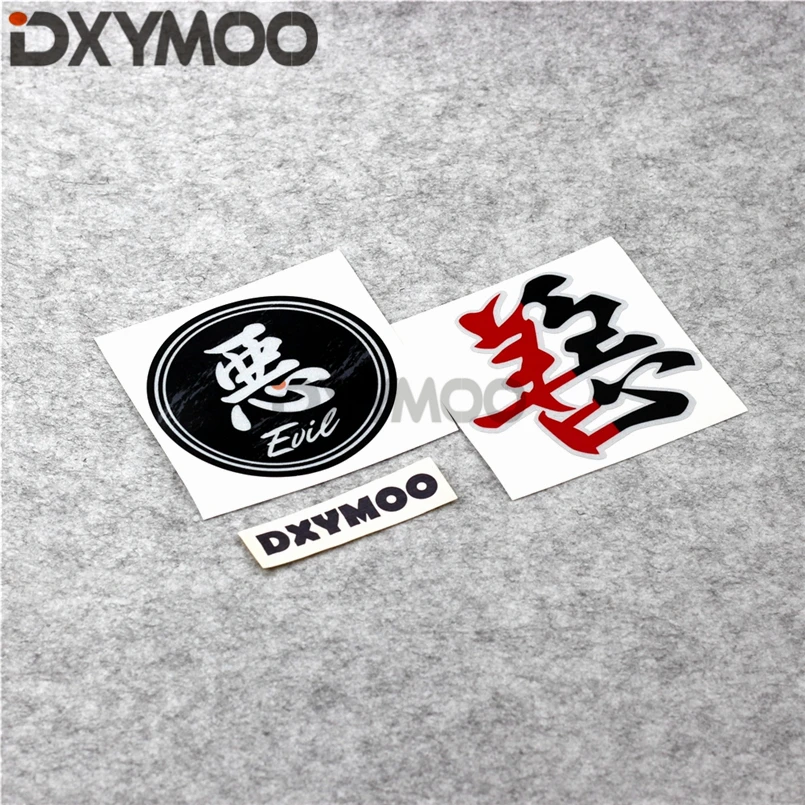 

Виниловая лента для стайлинга автомобилей, Япония, стиль JDM, мотоцикл, злый китайский шрифт, украсить шлемы наклейки, 3 м, 10 см