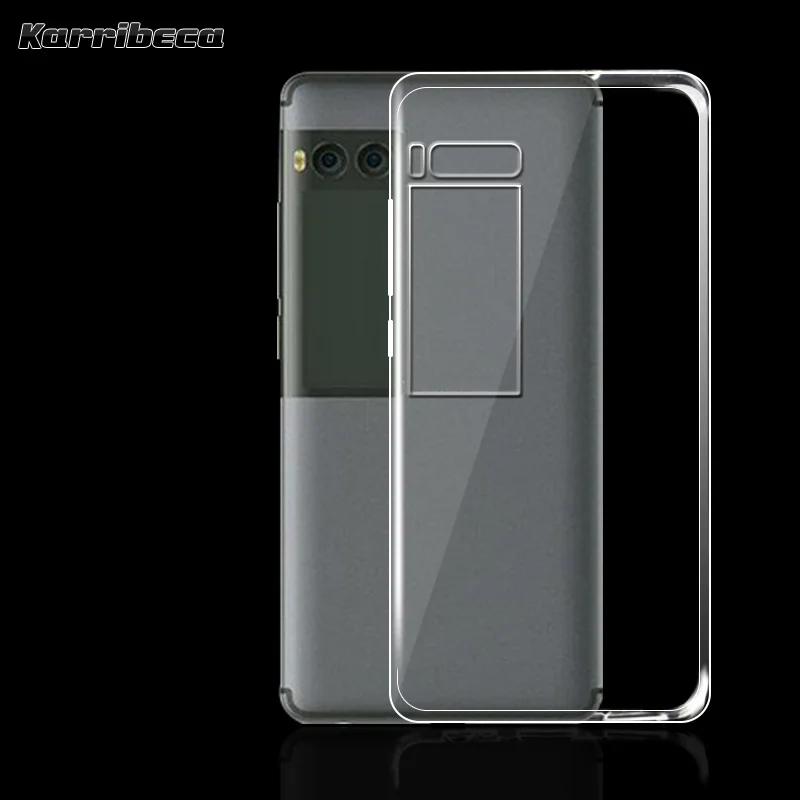 Прозрачный ультра тонкий Тонкий силиконовый чехол на Meizu Pro 7 чехлы прозрачная ТПУ